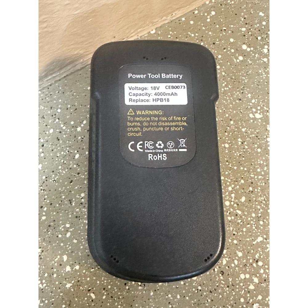 18V‎ 4000mAh Power Tool Battery CEB0073 Replace HPB18 Black